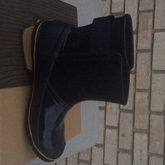 Sorel Slim boot Pull on Glow Rain boots Navy Blue - Picture 11 of 16